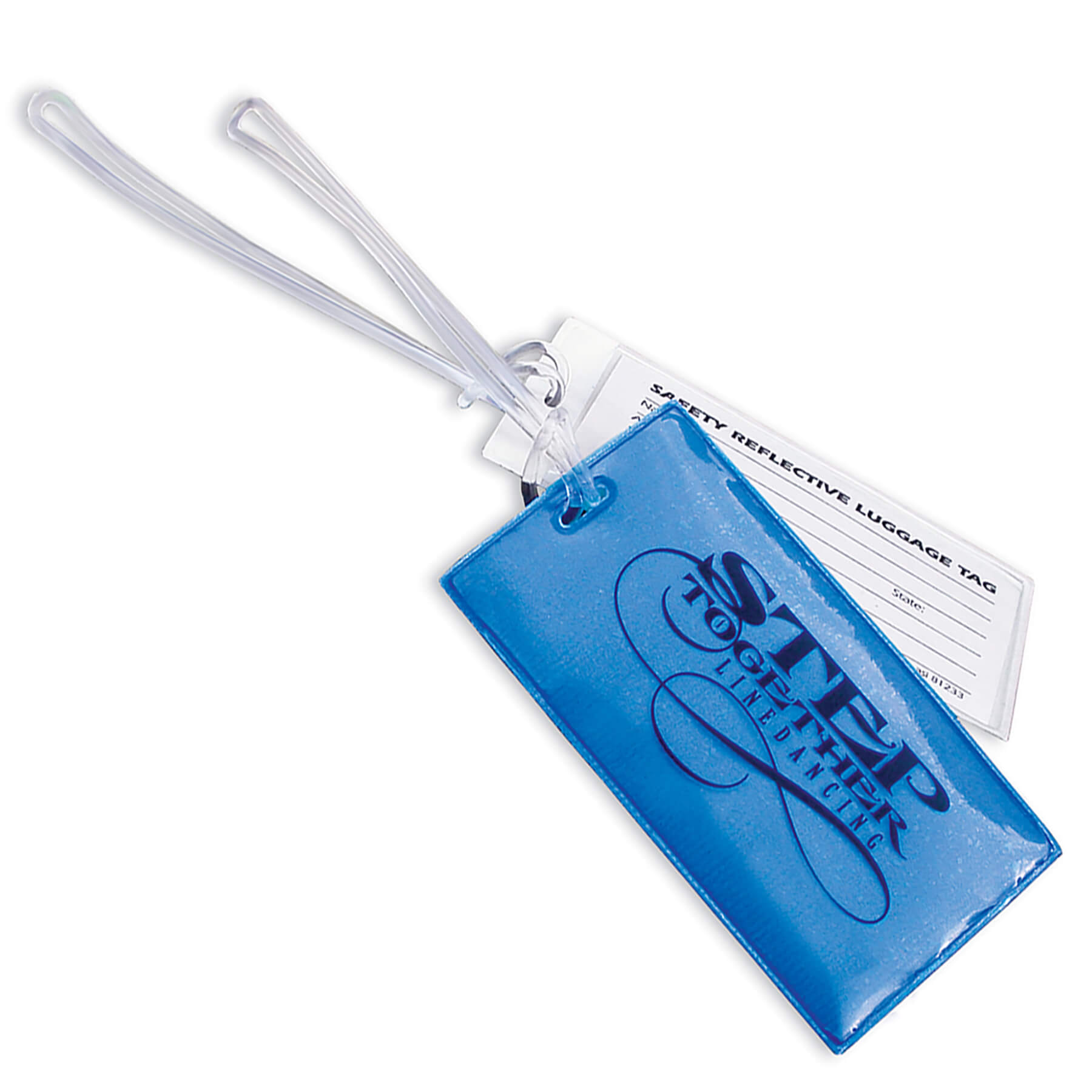 reflective luggage tag