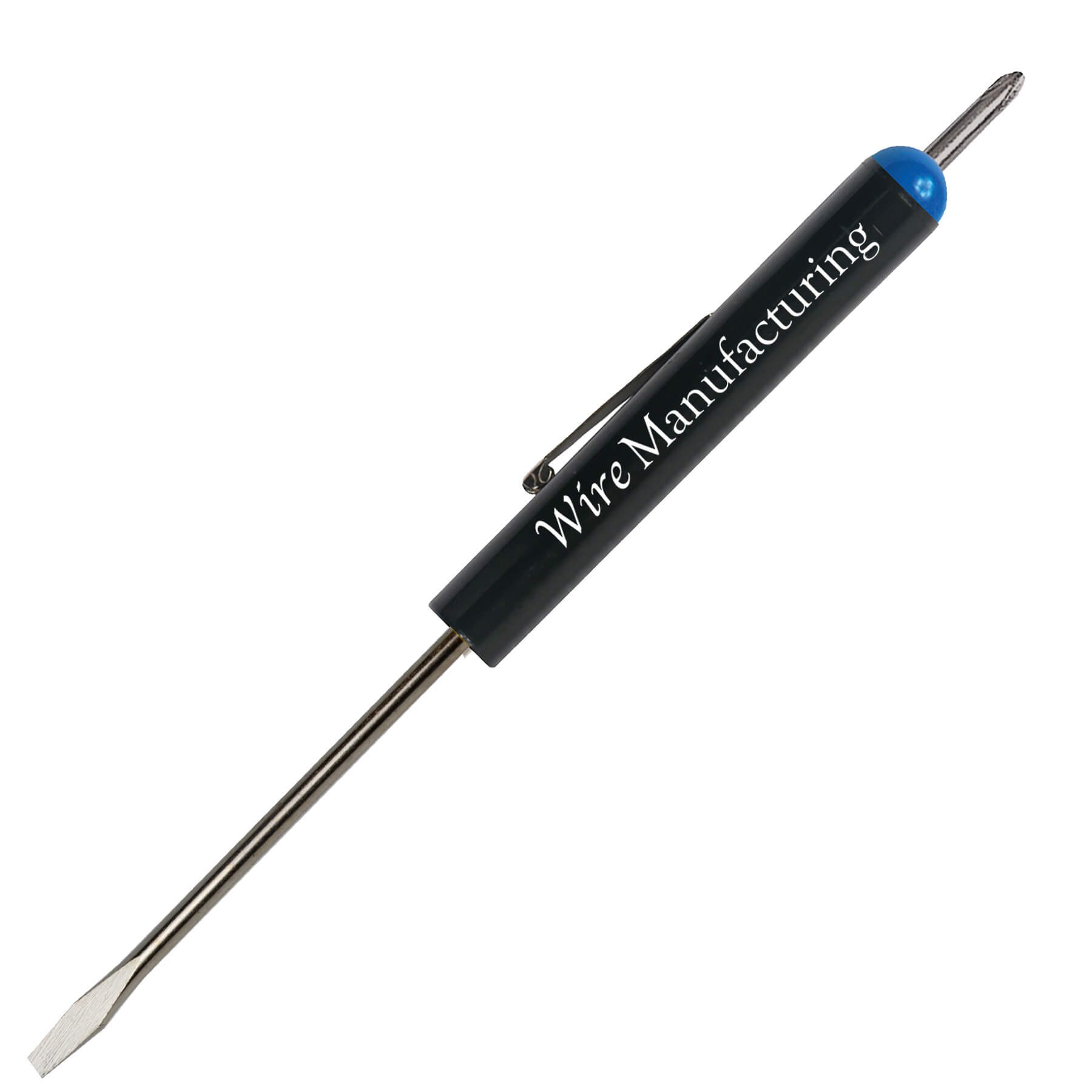 MI8802 - Pocket Screwdriver - 1/8" Flat Tip Blade /#0 Phillips Top