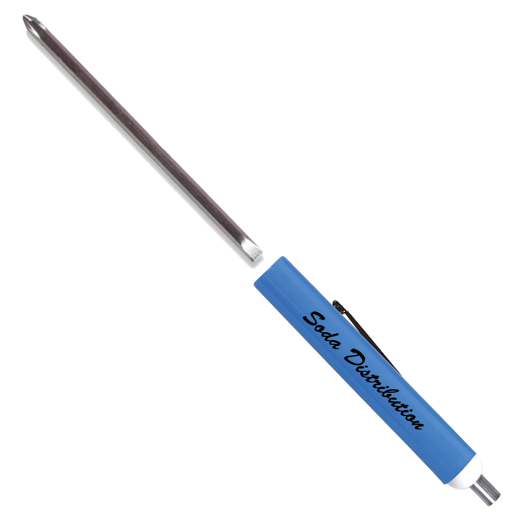 MI8809 - Pocket Screwdriver - Rev. 1/8" Flat Tip #0 Phillips Blade/Magnet Top