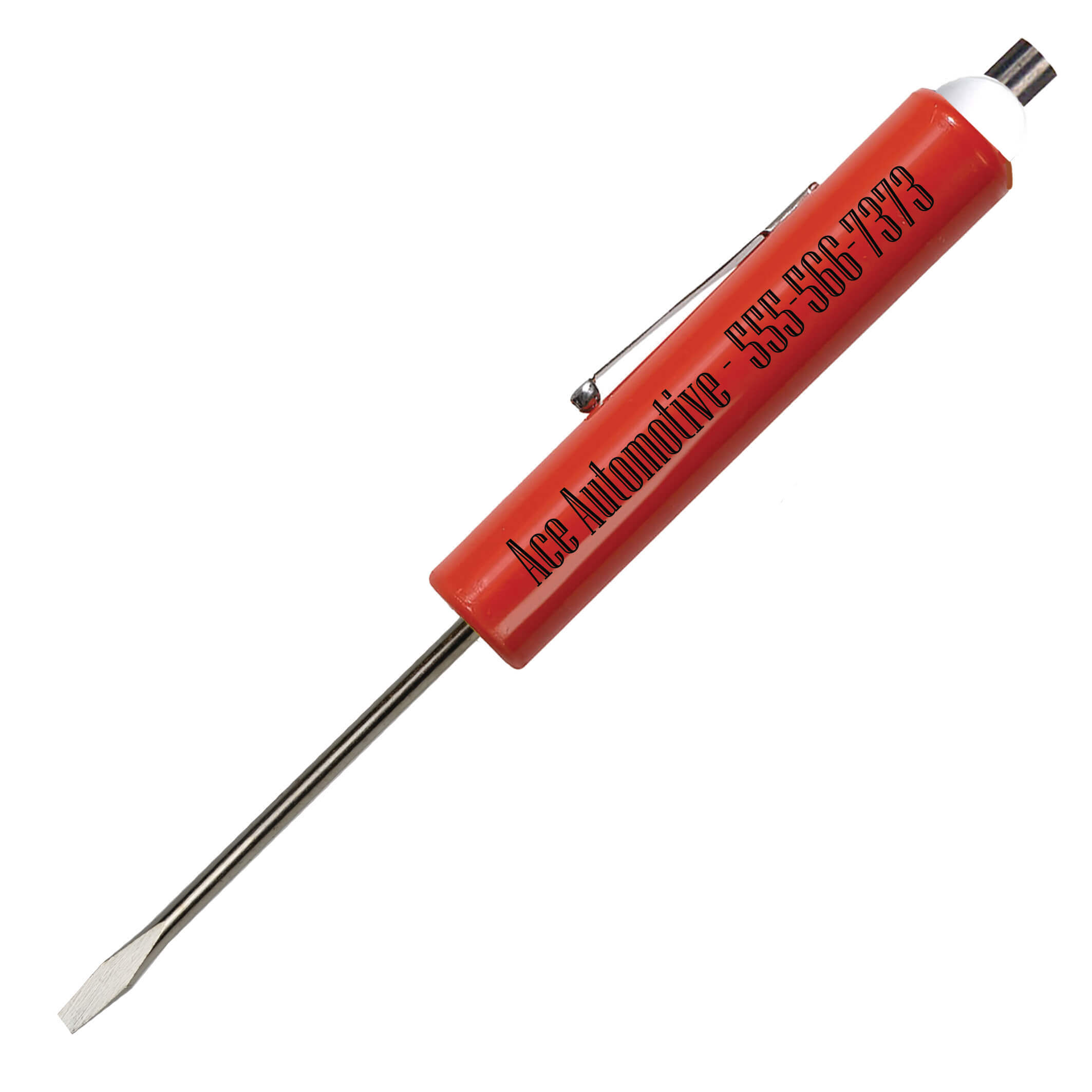 MI8872 - Jumbo Pocket Screwdriver - 1/8" Flat Tip Blade/Magnet Top